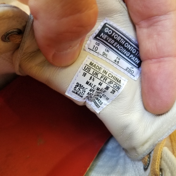 Size 10 Mens Shell Toes Ransom Adidas White leather Shoes Sneakers laces 2010 - Picture 4 of 8